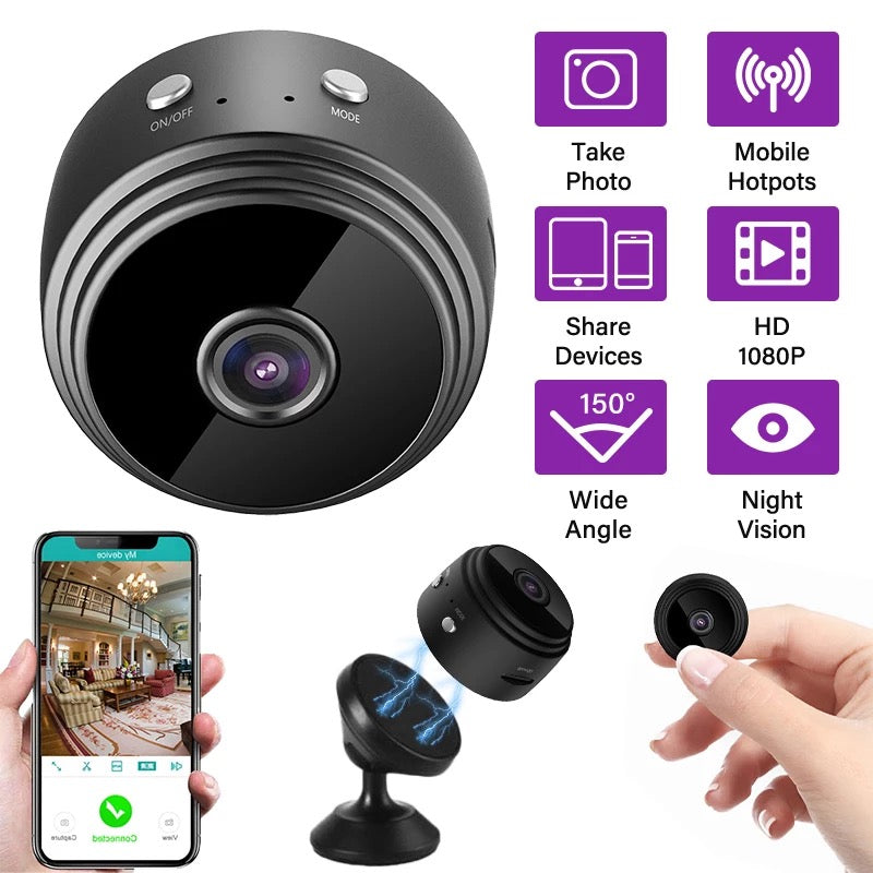 A9 Mini Wireless Security Camera | كاميرا مراقبة لاسلكية صغيرة A9 Mini أو